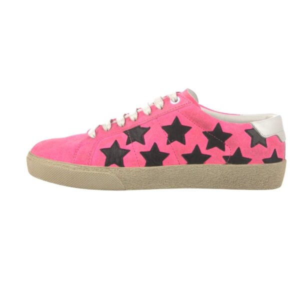 SAINT LAURENT Suede Printed Sneakers - Picture 9 of 11